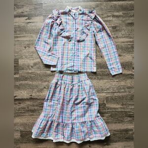 Vintage Sears Plaid Spring Outfit